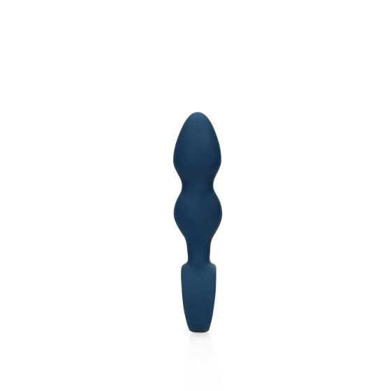 Loveline - anál dildó fogógyűrűvel - közepes (kék)