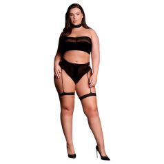 Le Désir Plus Size - 3 részes fehérnemű szett - fekete (XL-4XL)   Le Désir Plus Size - 3 részes fehérnemű szett - fekete (XL-4XL)