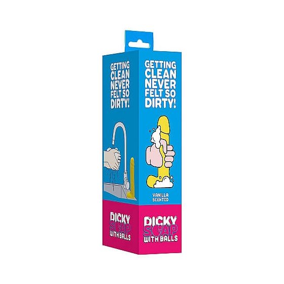 Dicky - szappan pénisz herékkel - vanília (210g)