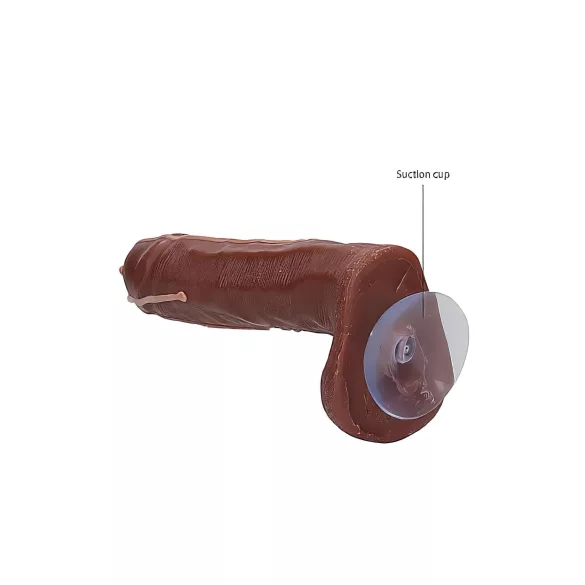 S-Line - Dicky Cum - szappan pénisz herékkel (barna, 250 g)