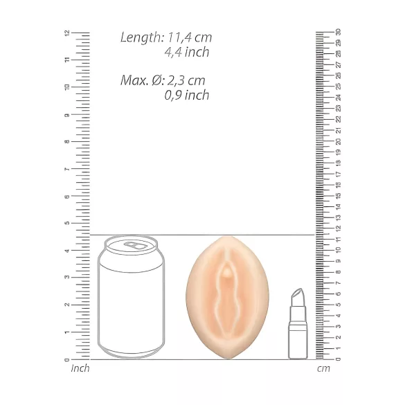 S-Line Pussy - natúr vagina formájú tréfás szappan (140 g)