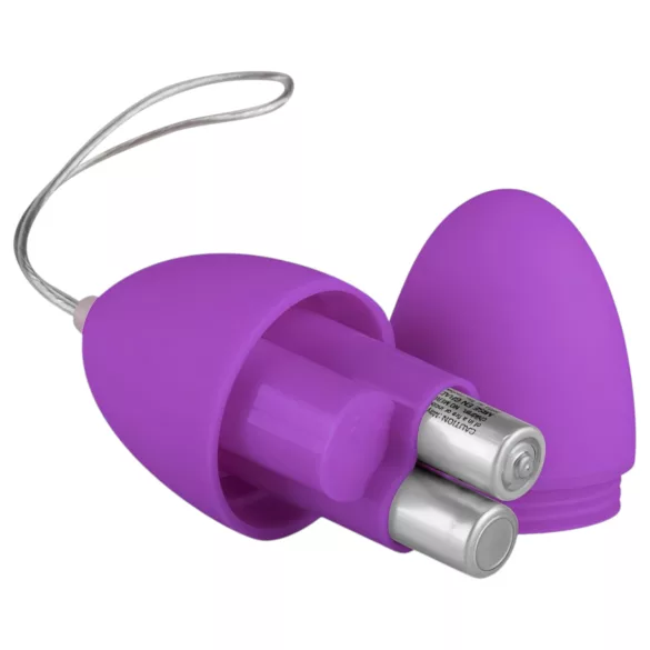 Easytoys - 7 ritmusú rádiós vibrációs tojás (lila)
