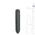 EasyToys Bullet - rúdvibrátor (fekete)