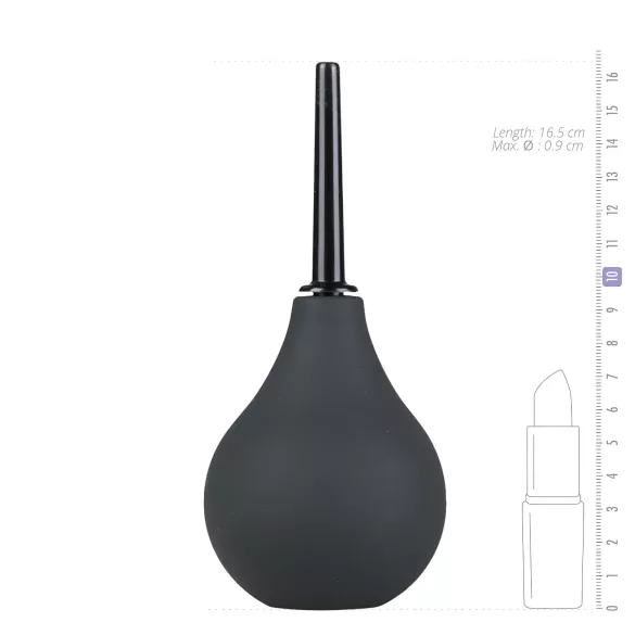 EasyToys - nagyméretű anál zuhany intim tisztításhoz (fekete)