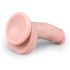 Easytoys - tapadókorongos, herés dildó (15cm) - natúr