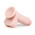 Easytoys - tapadókorongos, herés dildó (17,5cm) - natúr