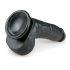 Easytoys - tapadókorongos, herés dildó (20cm) - fekete