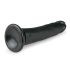 Easytoys - tapadókorongos élethű dildó (20,5cm) - fekete
