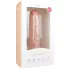 Easytoys - tapadókorongos extra nagy dildó (28,5 cm, natúr)