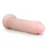 Easytoys - tapadókorongos extra nagy dildó (28,5 cm, natúr)