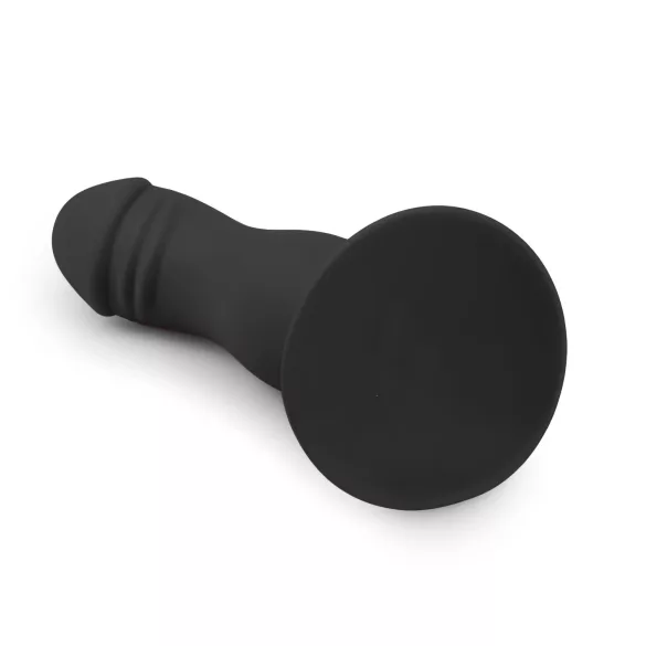 EasyToys - makkos, tapadókorongos dildó (fekete)