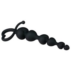 EasyToys - gyöngyös anál dildó (fekete) EasyToys - gyöngyös anál dildó (fekete)