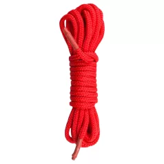   EasyToys Rope - piros bondage kötél shibari kötözéshez (10 m)