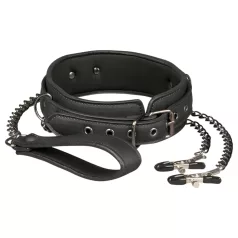   EasyToys - bimbócsipesz, nyakörv és póráz bondage szett (4 részes)