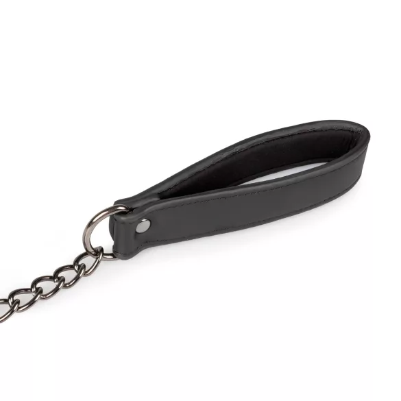 EasyToys - bimbócsipesz, nyakörv és póráz bondage szett (4 részes)