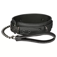   EasyToys - fétis nyakörv és póráz, bondage szett (fekete)