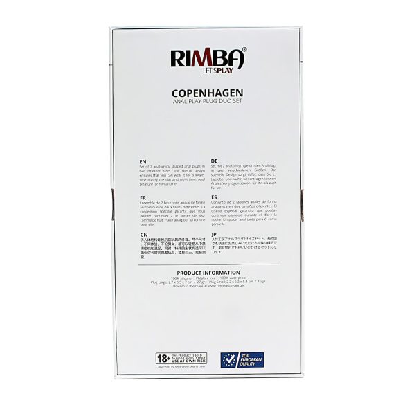 Rimba Copenhagen - anál plug szett - lila (2db)
