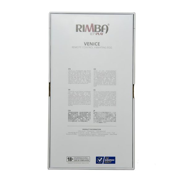 Rimba Venice - akkus, rádiós vibrációs tojás (lila)