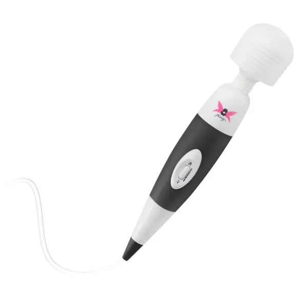 Pixey - vezetékes wand masszírozó vibrátor (fekete)