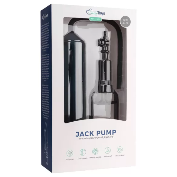 EasyToys Finger Grip - kézi vákuumos péniszpumpa (fekete)