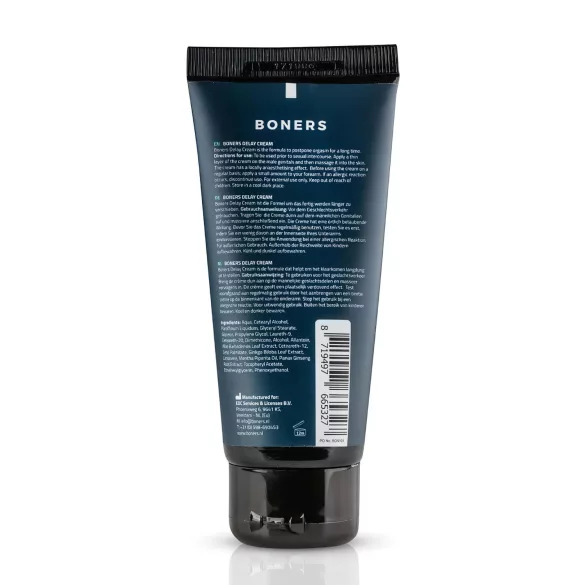 Boners Essentials Delay - késleltető krém férfiaknak (100 ml)