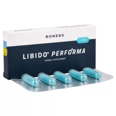   Boners Libido Performa - étrend-kiegészítő kapszula férfiaknak (5 db)