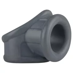   Boners 2in1 - péniszgyűrű és herenyújtó gyűrű (szürke)