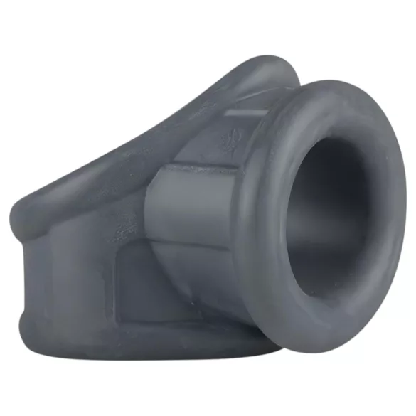 Boners 2in1 - péniszgyűrű és herenyújtó gyűrű (szürke)