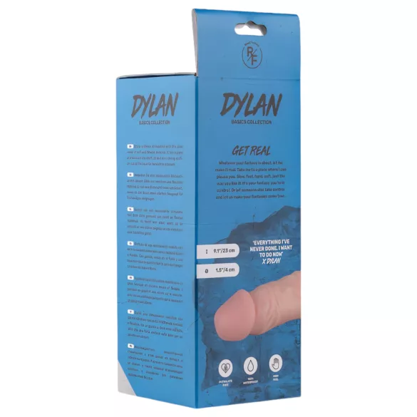 Real Fantasy Dylan - testszínű élethű dildó (23 cm)