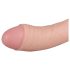 Real Fantasy Vince - herés fitymás dildó - 19,5cm (natúr)