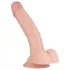 Real Fantasy Derek - herés élethű dildó - 22 cm (testszínű)