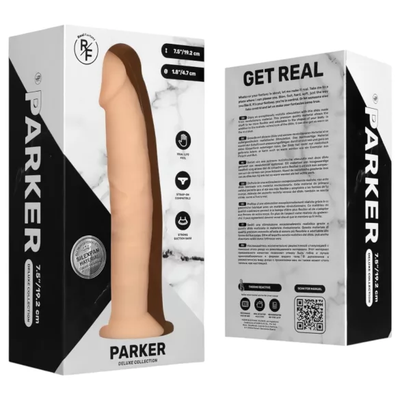 Real Fantasy Parker - élethű dildó - 19 cm (testszínű)