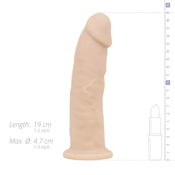 Real Fantasy Parker - élethű dildó - 19 cm (testszínű)