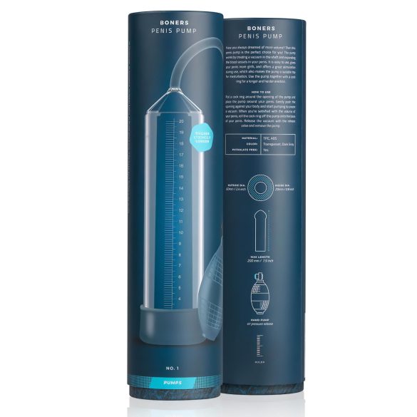 Boners No.1 - péniszpumpa (átlátszó)
