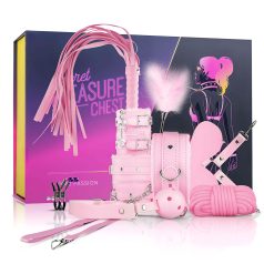 Secret Pleasure Chest - haladó BDSM készlet - 14 részes (pink)   Secret Pleasure Chest - haladó BDSM készlet - 14 részes (pink)