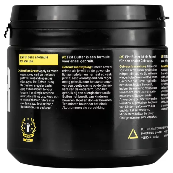 BUTTR Fisting Butter - anális öklöző síkosító vaj (500 ml)