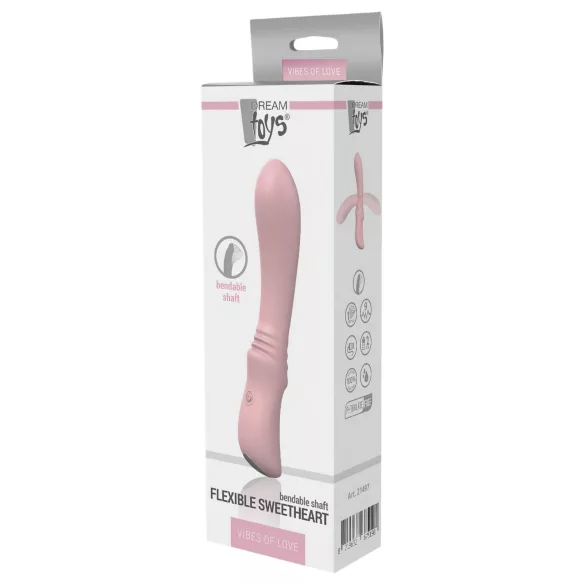 Vibes of Love Sweetheart - hajlékony G-pont vibrátor (pink)