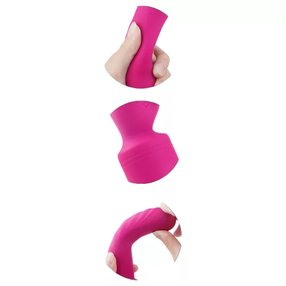 Vibes of Love Wand - akkus, melegítő, masszírozó vibrátor (pink)