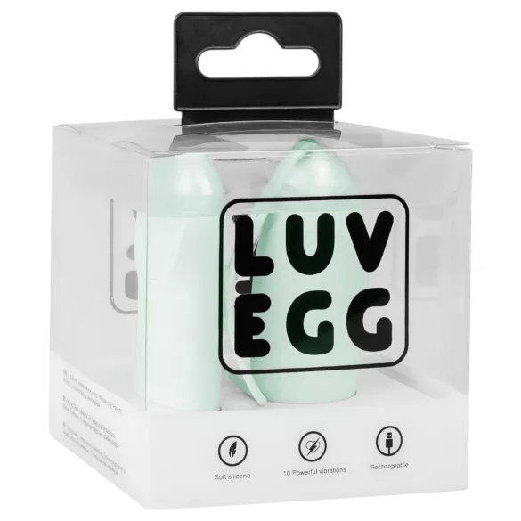 LUV EGG - hordható akkus, rádiós vibrotojás (zöld)