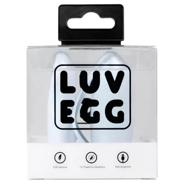 LUV EGG - hordható akkus, rádiós vibrotojás (kék)