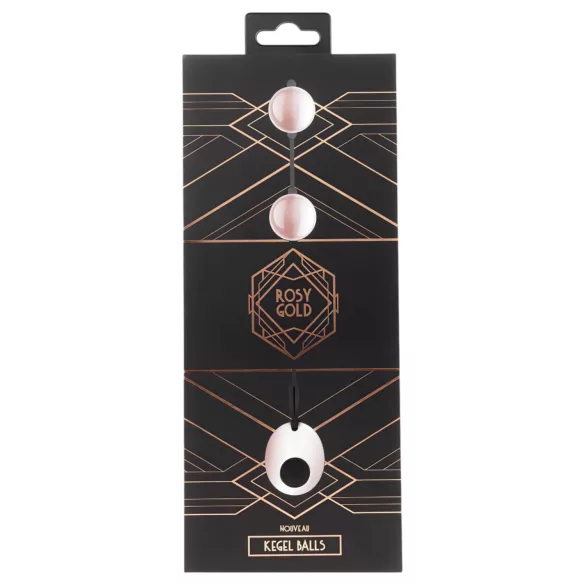 Rosy Gold Ben Wa - gésagolyó kegel tornához (rosegold)