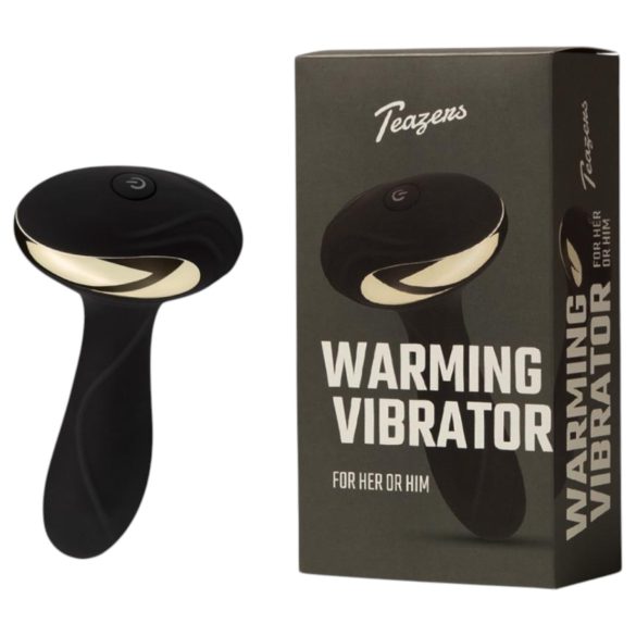 Teazers - melegítő funkciós anál vibrátor (fekete)