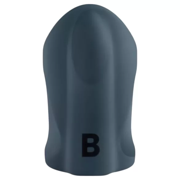 Boners - akkus, rezgő nyitott maszturbátor férfiaknak (szürke)