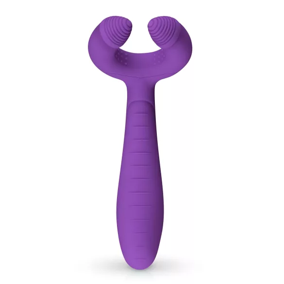 EasyToys Couple - akkus, vízálló párvibrátor (lila)