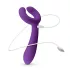 EasyToys Couple - akkus, vízálló párvibrátor (lila)