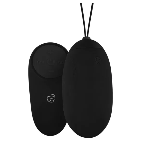 EasyToys - hordható, akkus, vízálló rádiós vibrotojás (fekete)