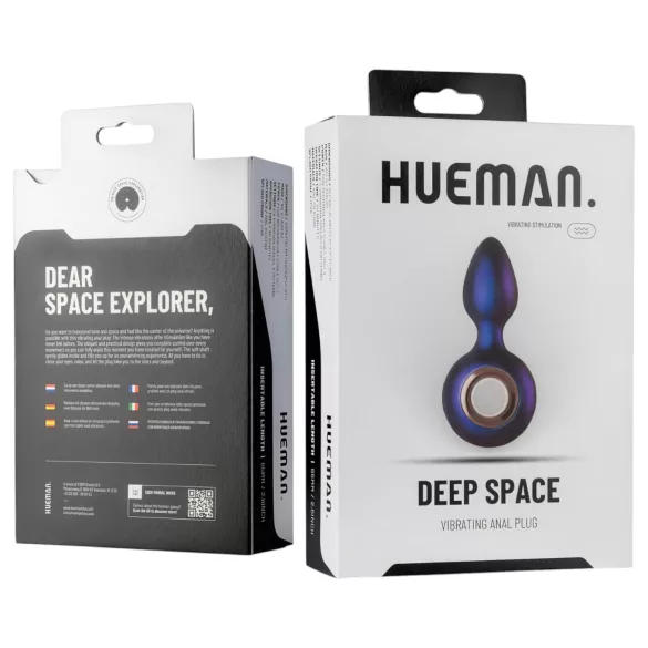 Hueman Deep Space - akkus anál vibrátor (lila)