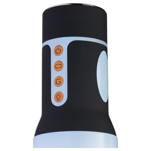 CRUIZR CM04 - akkus, forgó maszturbátor (fekete-kék)