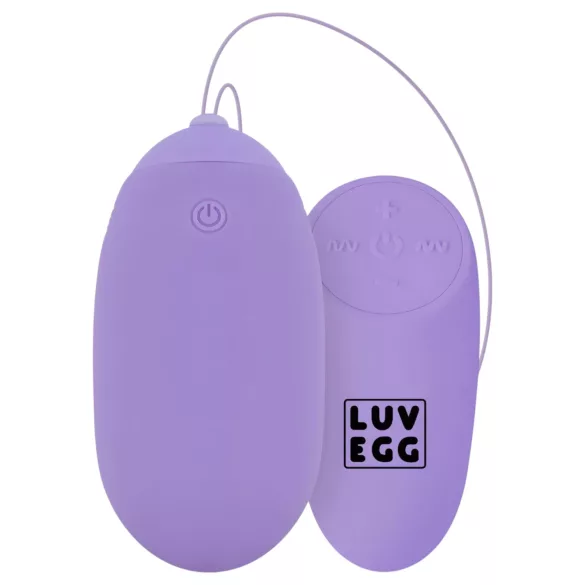 LUV EGG XL - hordható akkus, rádiós vibrotojás (lila)