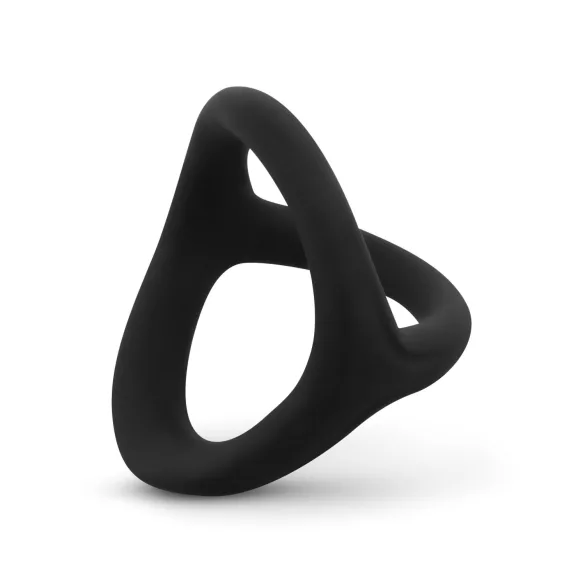 EasyToys Desire Ring - rugalmas pénisz- és heregyűrű (fekete)